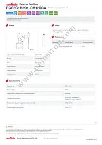 RCE5C1H391J0M1H03A Datasheet Cover