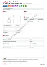 RCE5C1H3R0C0DBH03A Datasheet Cover