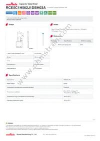 RCE5C1H562J1DBH03A Datasheet Cover