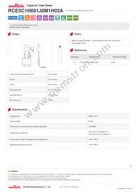 RCE5C1H681J0M1H03A Datasheet Cover