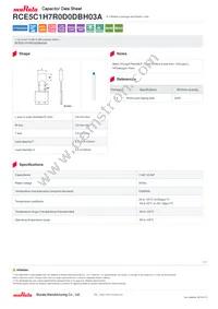 RCE5C1H7R0D0DBH03A Datasheet Cover