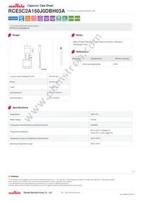 RCE5C2A150J0DBH03A Datasheet Cover