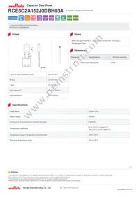 RCE5C2A152J0DBH03A Datasheet Cover