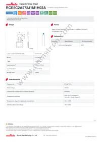 RCE5C2A272J1M1H03A Datasheet Cover