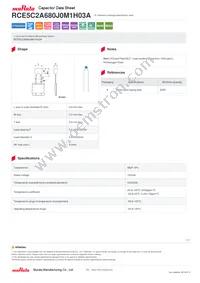 RCE5C2A680J0M1H03A Datasheet Cover