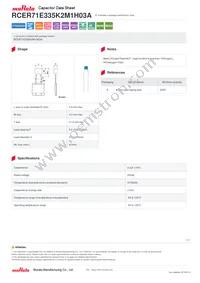 RCER71E335K2M1H03A Datasheet Cover