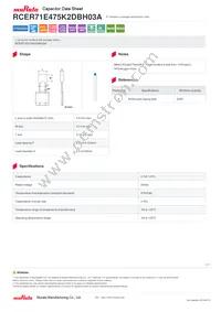 RCER71E475K2DBH03A Datasheet Cover