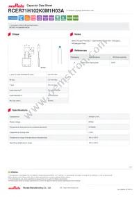 RCER71H102K0M1H03A Datasheet Cover