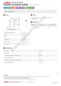 RCER71H105K2K1H03B Datasheet Cover