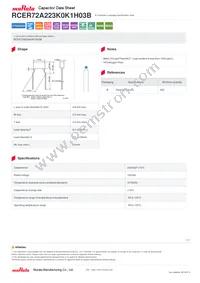 RCER72A223K0K1H03B Datasheet Cover