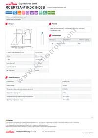 RCER72A471K0K1H03B Datasheet Cover