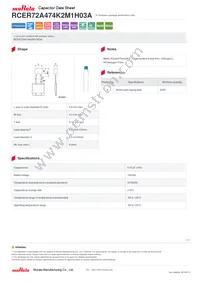 RCER72A474K2M1H03A Datasheet Cover