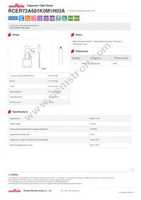 RCER72A681K0M1H03A Datasheet Cover