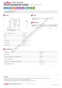 RCER72A682K0K1H03B Datasheet Cover