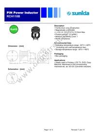 RCH110BNP-821K Datasheet Cover