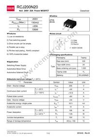 RCJ200N20TL Datasheet Cover