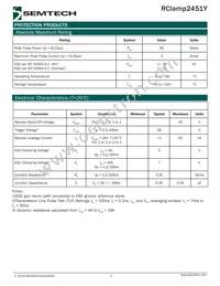 RCLAMP2451Y.TFT Datasheet Page 2