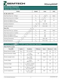 RCLAMP2654P.TCT Datasheet Page 2