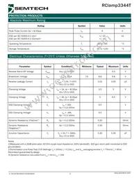 RCLAMP3344T.TNT Datasheet Page 2