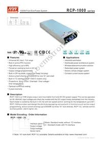 RCP-1000-48 Datasheet Cover