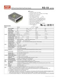 RD-50A Datasheet Cover