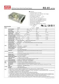 RD-85B Datasheet Cover