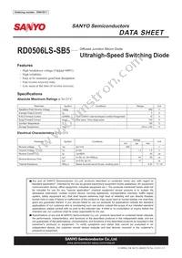 RD0506LS-SB5 Datasheet Cover