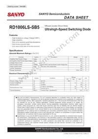 RD1006LS-SB5 Datasheet Cover