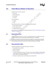 RD28F1604C3BD70A Datasheet Page 14