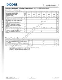 RDBF310-13 Datasheet Page 2