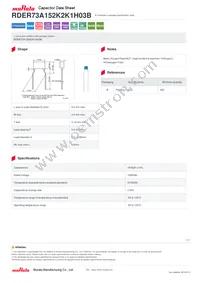 RDER73A152K2K1H03B Datasheet Cover