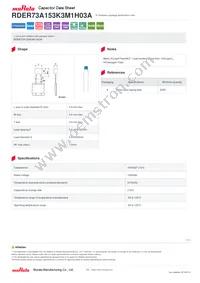 RDER73A153K3M1H03A Datasheet Cover