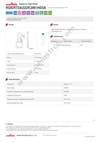 RDER73A222K2M1H03A Datasheet Cover