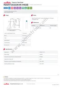 RDER73A333K4K1H03B Datasheet Cover