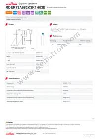 RDER73A682K3K1H03B Datasheet Cover