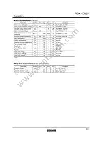 RDX100N60FU6 Datasheet Page 2