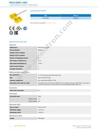 RE11-SA03 Datasheet Page 2