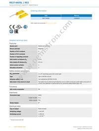 RE27-SA05L Datasheet Page 2