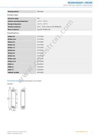 RE300-DA03P Datasheet Page 3