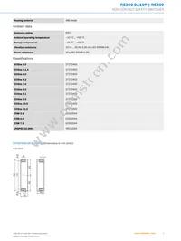 RE300-DA10P Datasheet Page 3