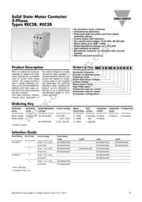 REC3B48A30GKE Datasheet Cover