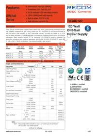 REDIN120-48 Datasheet Cover