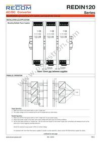 REDIN120-48 Datasheet Page 8