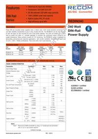 REDIN240-24 Datasheet Cover