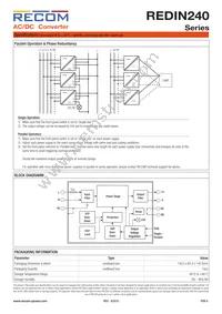 REDIN240-24 Datasheet Page 8