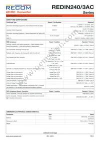 REDIN240-24/3AC Datasheet Page 4