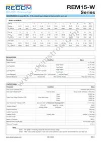 REM15-4805DW/P Datasheet Page 5