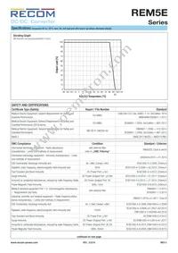 REM5E-1212S/R8/A/CTRL/X1 Datasheet Page 5