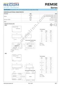 REM5E-1212S/R8/A/CTRL/X1 Datasheet Page 7