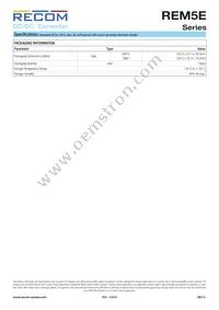 REM5E-1212S/R8/A/CTRL/X1 Datasheet Page 8